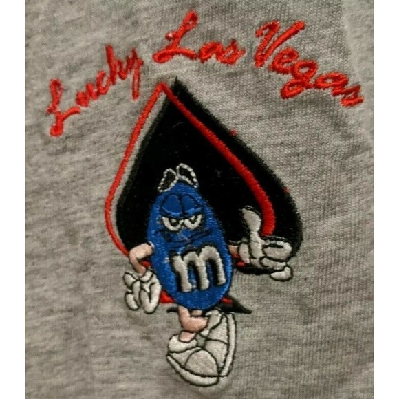 NWT M&Ms Adult 100% Cotton Gray Gym Shorts Size S - Picture 3 of 7